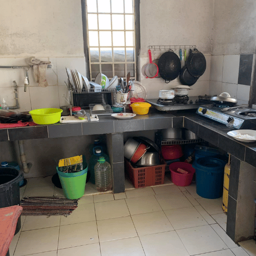 Dapur Bersepah